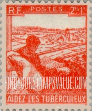 FindYourStampsValue: SEMI-POSTAL - Tuberculosis Patient