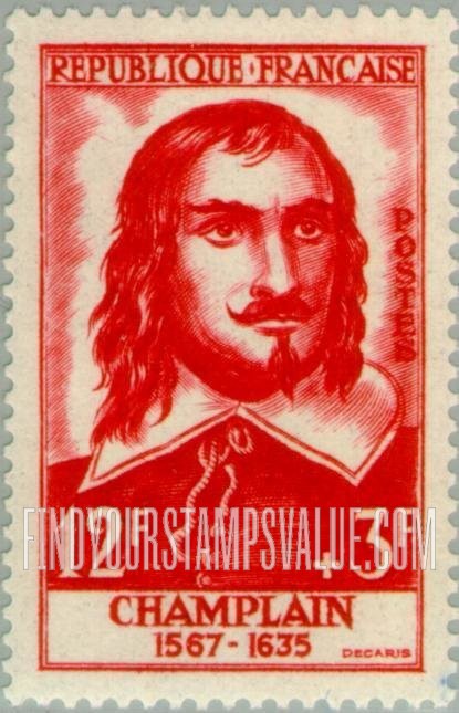 FindYourStampsValue: SEMI-POSTAL - Samuel de Champlain
