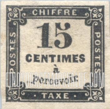 FindYourStampsValue: POSTAGE DUE - Numeral Value
