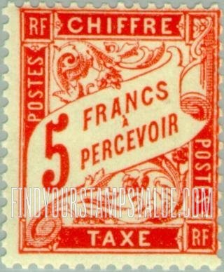 FindYourStampsValue: POSTAGE DUE - Numeral Value