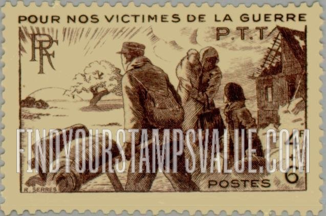 FindYourStampsValue: SEMI-POSTAL - War Victims