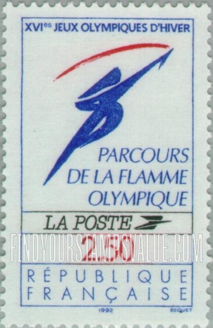 FindYourStampsValue: Olympic flame