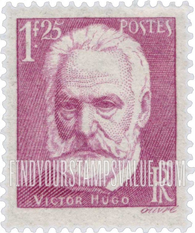 FindYourStampsValue: Victor Hugo (1802-85)