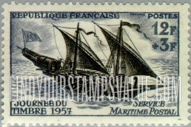 FindYourStampsValue: SEMI-POSTAL - Genoese Felucca, 1750