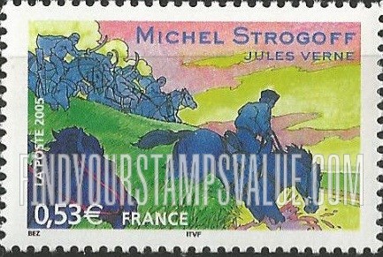 FindYourStampsValue: Stories by Jules Verne (1828-1905): Michael Strogoff, horizontal