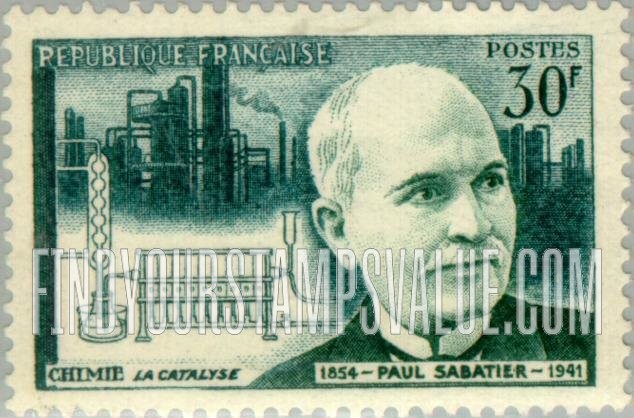 FindYourStampsValue: Paul Sabatier, Catalytic Chemistry