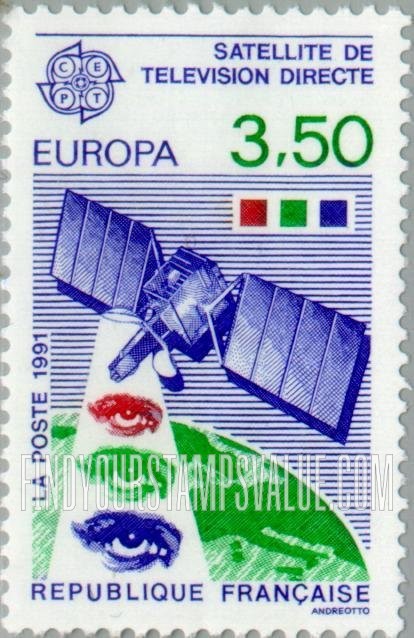 FindYourStampsValue: Europa: Television satellite