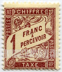 FindYourStampsValue: POSTAGE DUE - Numeral Value