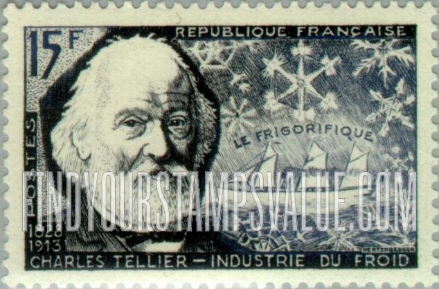 FindYourStampsValue: Charles Tellier, Refrigeration