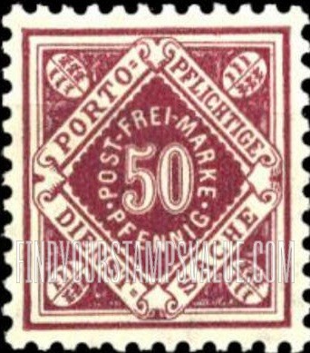 FindYourStampsValue: WURTTEMBERG OFFICIAL - Numeral Value