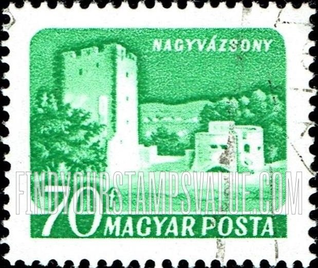 FindYourStampsValue: Castles: Nagyvazsony