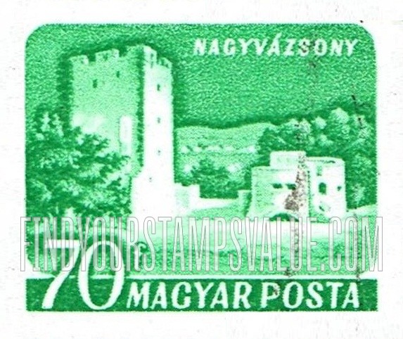 FindYourStampsValue: Castles: Nagyvazsony
