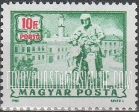 FindYourStampsValue: POSTAGE DUE STAMPS - Postman riding motorcycle