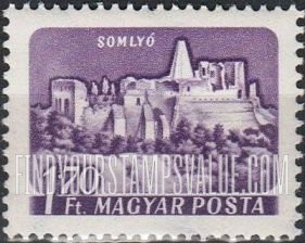 FindYourStampsValue: Castles: Somlo