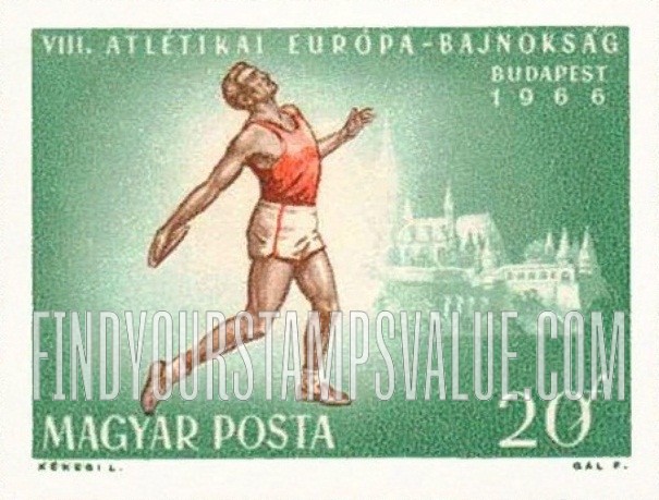 FindYourStampsValue: Discus Thrower and Matthias Cathedral