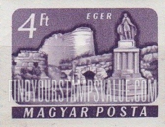 FindYourStampsValue: Castle Type of 1960: Eger