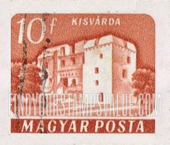 FindYourStampsValue: Castle Type of 1960: Kisvárda
