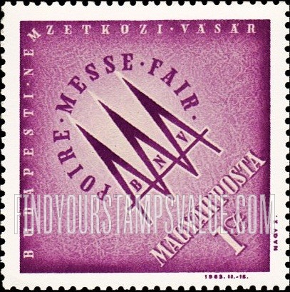 FindYourStampsValue: Budapest Industrial Fair emblem