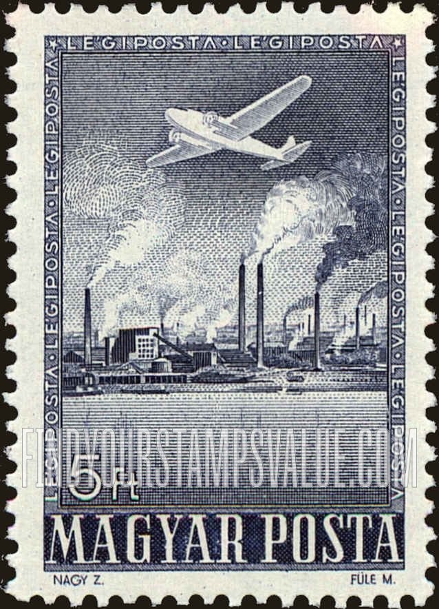 FindYourStampsValue: Matyas Rakosi Steel Mill, Csepel