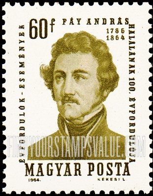 FindYourStampsValue: Writer Andras Fay (1786-1864)