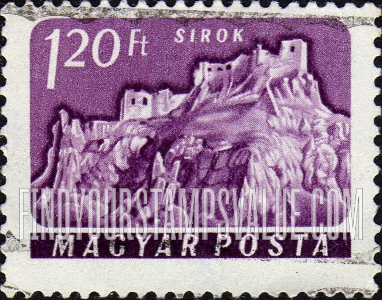 FindYourStampsValue: Castle Type of 1960: Sirok