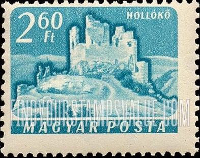 FindYourStampsValue: Castle Type of 1960: Hollőkő