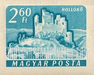 FindYourStampsValue: Castle Type of 1960: Hollőkő