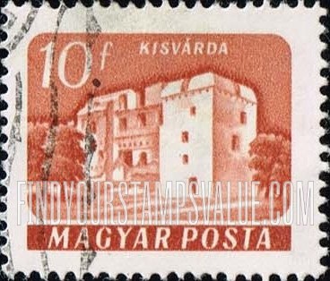 FindYourStampsValue: Castle Type of 1960: Kisvárda