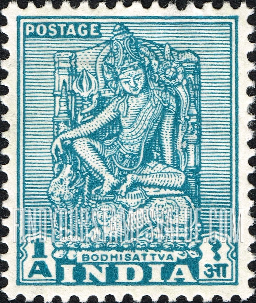 FindYourStampsValue: Republic of India: Bodhisattva - भारत गणराज्य: बोधिसत्त्व