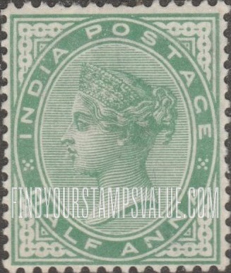 FindYourStampsValue: Empire: Queen Victoria - साम्राज्य: महारानी विक्टोरिया