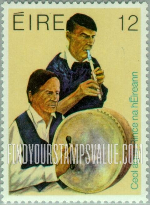 FindYourStampsValue: Bodhran Drum and Whistle Players