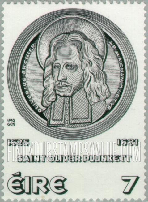 FindYourStampsValue: Saint Oliver Plunkett, by Imogen Stuart