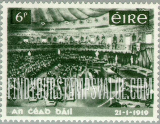 FindYourStampsValue: First Meeting of Irish Parliament