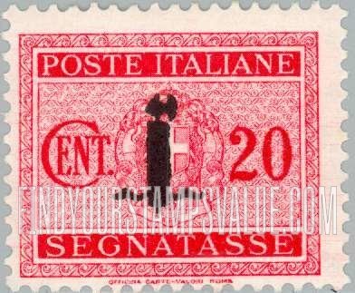 FindYourStampsValue: POSTAGE DUE - Coat of Arms: Overprinted