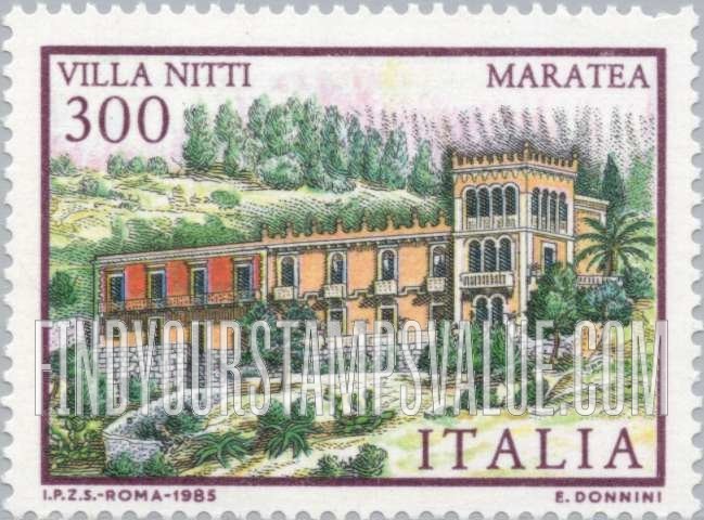 FindYourStampsValue: Villa Type of 1980: Nitti, Maratea