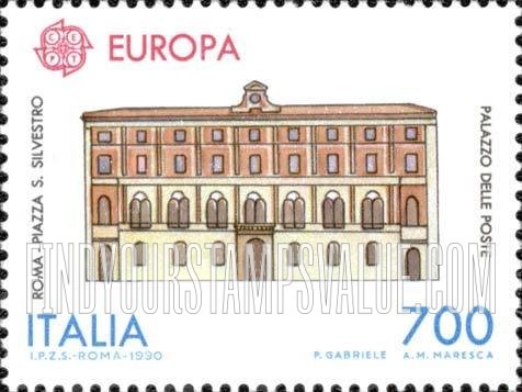 FindYourStampsValue: Europa: San Silvestro Piazza, Rome