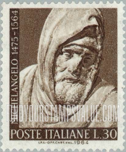 FindYourStampsValue: Nicodemus by Michelangelo