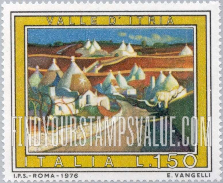 FindYourStampsValue: Tourist Type of 1974: Itria Valley