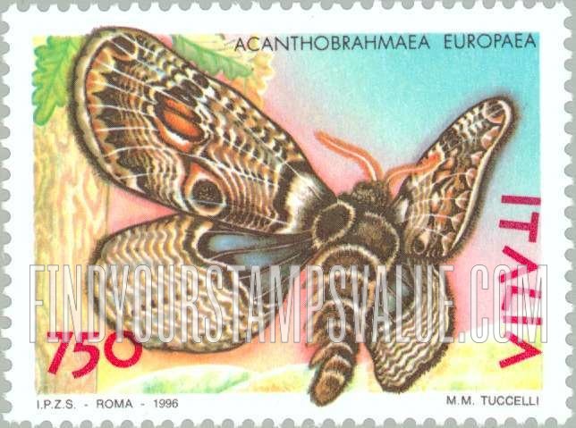 FindYourStampsValue: Butterflies: Acanthobrahmaea europaea