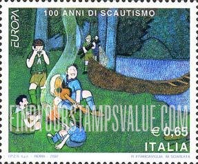 FindYourStampsValue: Europa: At campfire