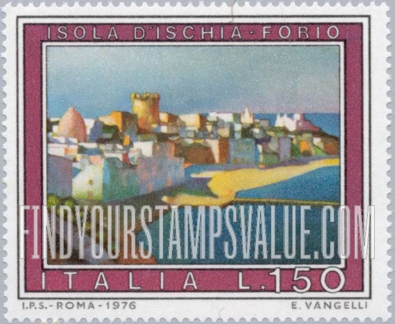 FindYourStampsValue: Tourist Type of 1974: View of Ischia