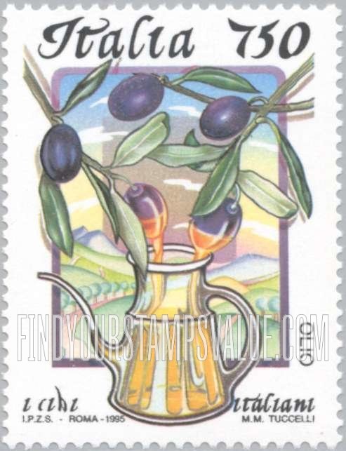 FindYourStampsValue: Italian Food: Olives, olive oil