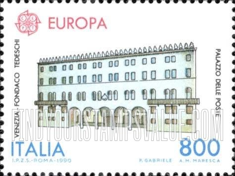 FindYourStampsValue: Europa: Fondaco Tedeschi, Venice