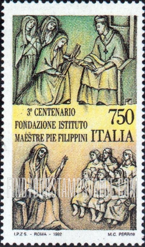 FindYourStampsValue: Filippini Institute, 300th Anniversary