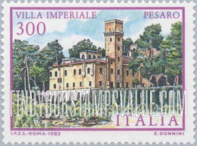 FindYourStampsValue: Villa Type of 1980: Imperiale, Pesaro