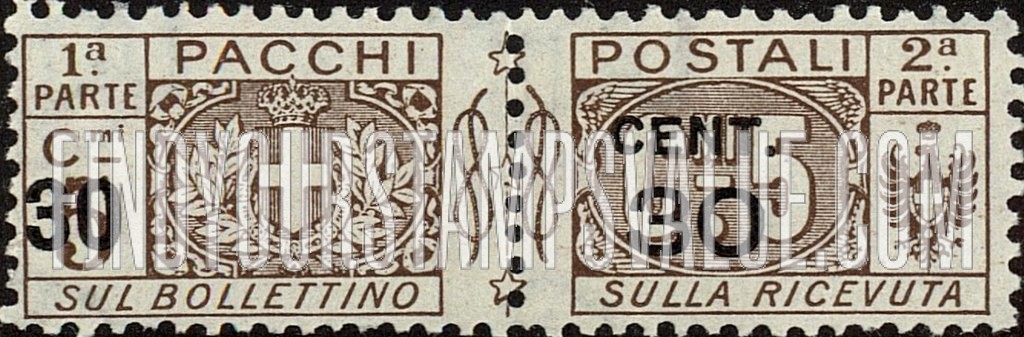 FindYourStampsValue: PARCEL POST - Pacchi Postali: Surcharged