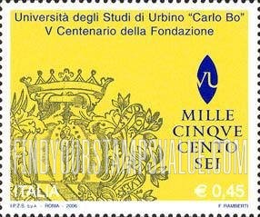 FindYourStampsValue: Carlo Bo University, Urbino, 500th Anniversary