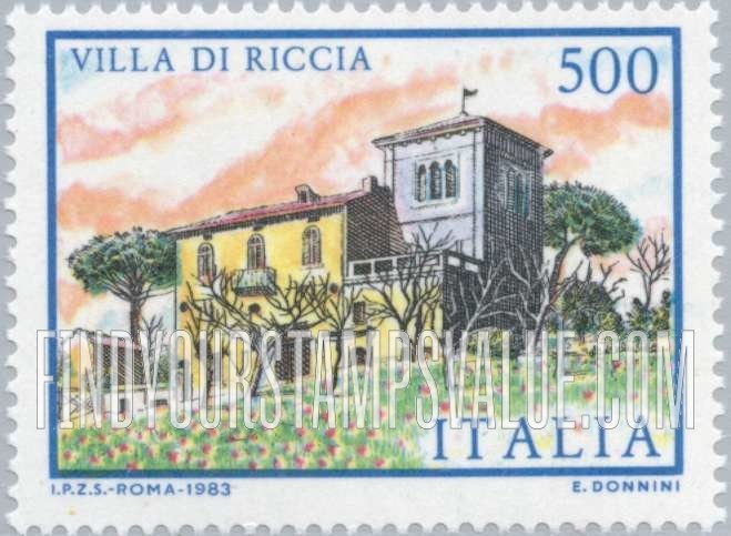 FindYourStampsValue: Villa Type of 1980: Riccia