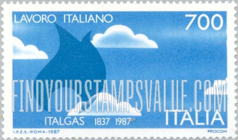 FindYourStampsValue: Italgas Energy Corporation, 1837
