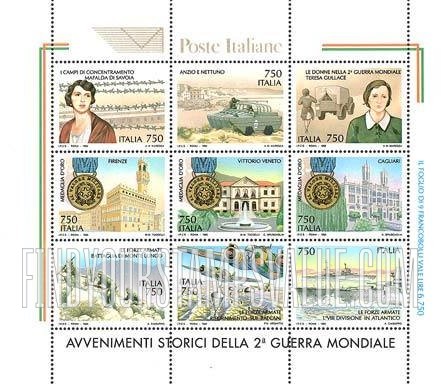 FindYourStampsValue: End of World War II, 50th Anniversary
